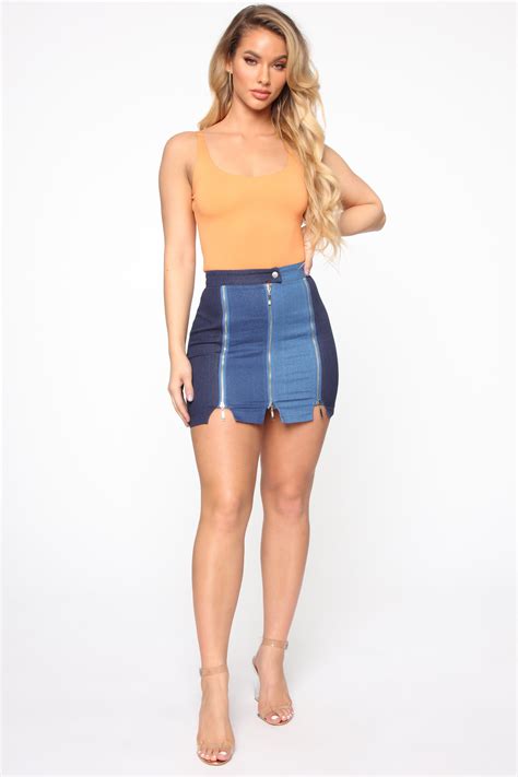 denim mini skirt fashion nova|denim mini skirts in public.